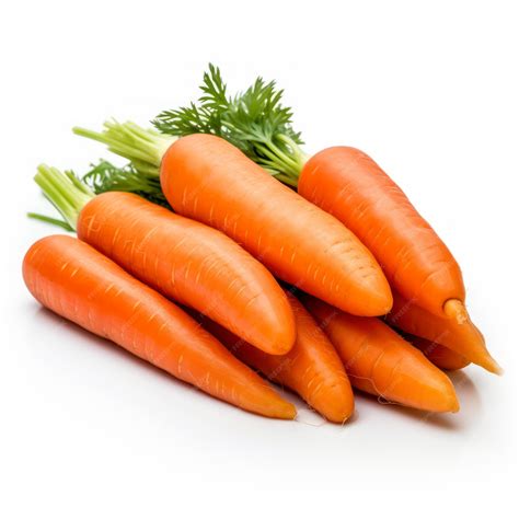 Premium AI Image | Carrot vegetables isolated on white background