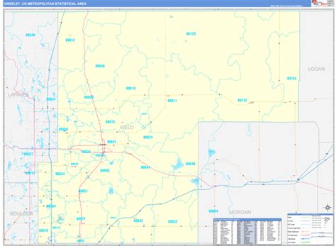 Maps of Greeley Metro Area Colorado - marketmaps.com