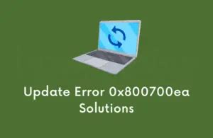 Image result for Error Code 0X800700ea