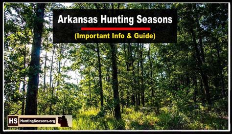 2025-2026 Arkansas Hunting Season New Dates & Rules