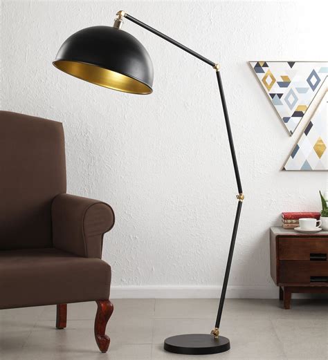 Buy Black Metal Shade Floor Lamp with Metal Base by Craftter at 20% OFF ...