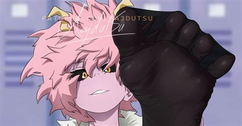 #足フェチ Mina Ashido Feet - Majdutsuのイラスト - pixiv