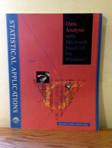 Buy Data Analysis with Microsoft Excel 5.0 for Windows (Statistical ...