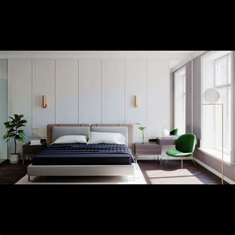 Trueliving Luxurious Floating Dark bed Laminated Finish & PU Finish 6F ...