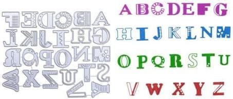 1 Set Alphabet Letters Template Metal Cutting Dies Stencil DIY Making ...