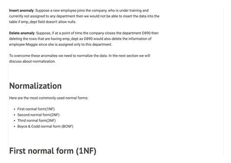 Normalization in DBMS Example 的图像结果