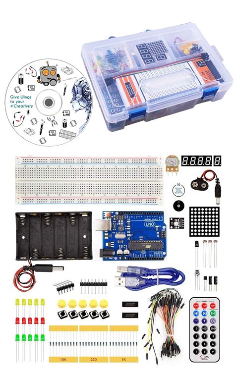 REES52® BASIC STARTER LEARNING KIT For Beginner's Arduino Projects, Kit ...