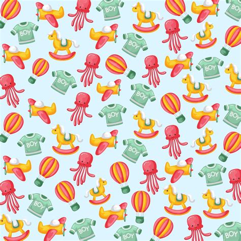 Premium Vector | Baby pattern background design