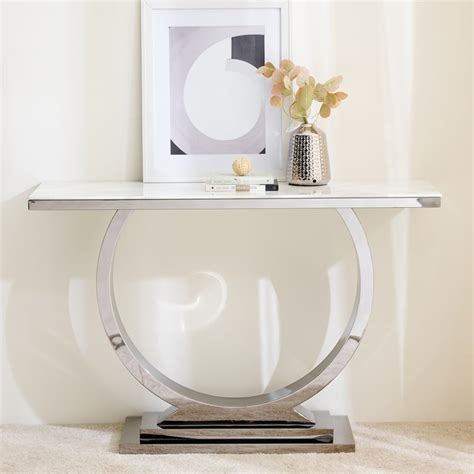 Buy Finley Metal Console Table - Silver from Home Centre at just INR ...