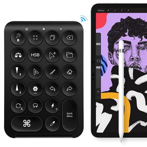 Buy T TENDTOP Drawing Procreate Keyboard for Procreate Digital Artists ...