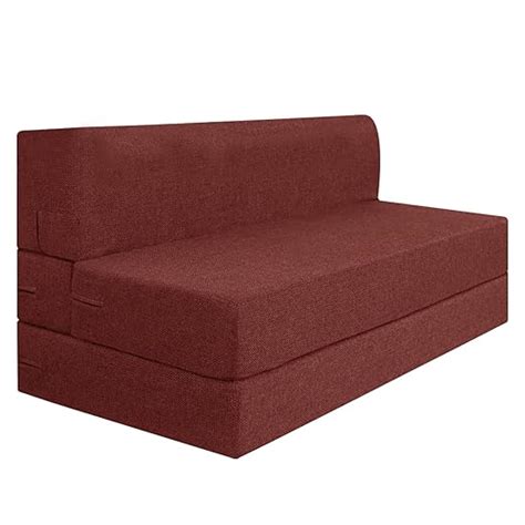 DECOR VILLAGE Sofa Cum Bed | Single Seater | Sofa Bed 3 X 6 Feet ...