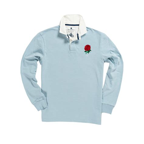 ENGLAND 1871 WOMEN'S RUGBY SHIRT - SKY BLUE