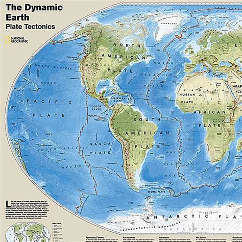 National Geographic The Dynamic Earth, Plate India | Ubuy
