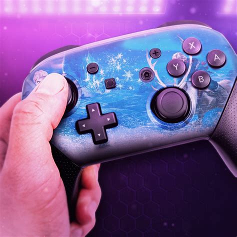 Frozen 2 Custom Switch Pro Controller | New Nintendo Console - Front ...