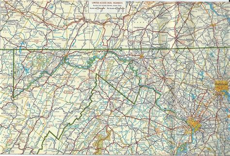 Road Map Of Virginia And Maryland | Virginia Map