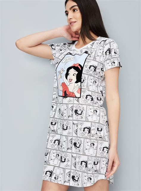Buy Women Snow White Printed Chemise Online at just Rs. 499.0 ...