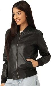 Leather Retail Full Sleeve Solid Women Jacket - Buy Leather Retail Full ...