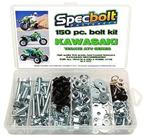 Specbolt Kawasaki Tecate ATV Bolt Kit for Maintenance & Restoration ...
