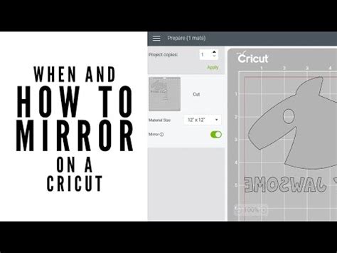 Does Vinyl Designs Need To Be Mirrored On Cricut