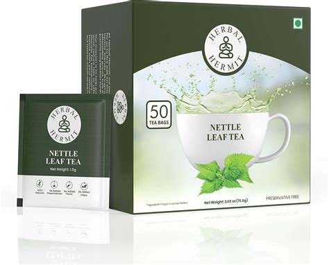 Amazon.com : Stinging Nettle Leaf Tea, 50 Tea Bags with Natural Wild ...