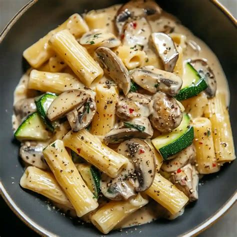Zucchini Mushroom Pasta – Easy Veggie Dinner 2025