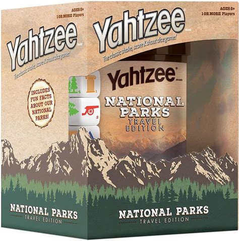 National Parks Travel Edition Yahtzee Game | Classic India | Ubuy