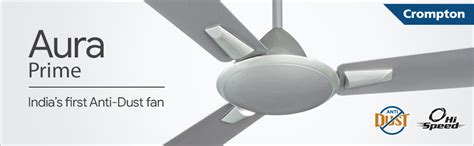 Buy Crompton Aura Prime 1200 mm (48 inch) Decorative Ceiling Fan with ...