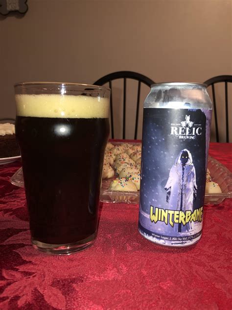 Winterbane Winter Lager, Relic Brewing, Plainville, CT. : r/beerporn