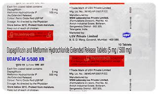 Udapa M 5500 Mg Xr Tablet Er 10 - Uses, Side Effects, Dosage, Price ...