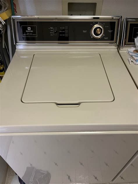 My parents’ early 1980s Maytag washer/dryer. Cleans better than our ...
