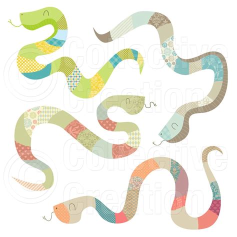 Snakes Digital Clip Art Clipart Set Personal and Commercial - Etsy