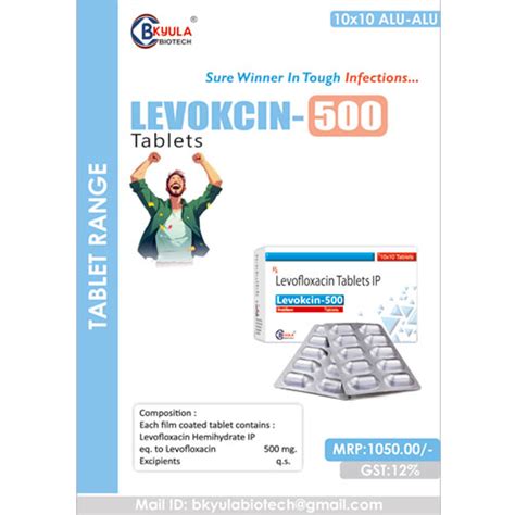 LEVOKCIN-500 TABLETS Bkyula Biotech