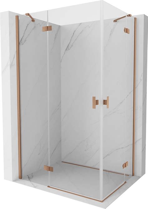 Mexen Mist-H Duo cabina de ducha abatible izquierda 120 x 80 cm ...