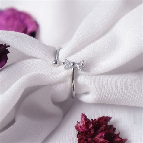 Cupid'S Bow Ring - Silver | Salty – Salty Accessories