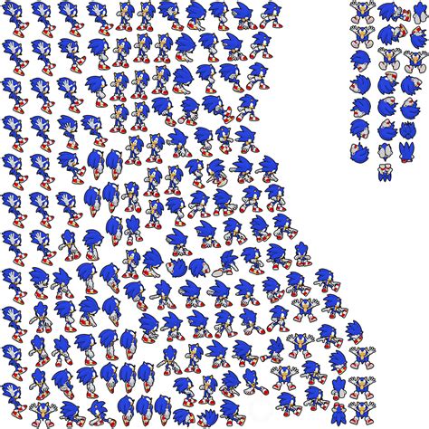 Download Hdplayersonic - Sonic The Hedgehog Sprites Png | Transparent ...