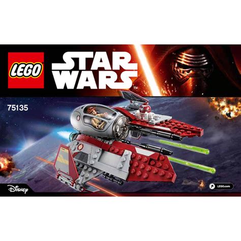 Obi wan's jedi on sale starfighter lego instructions