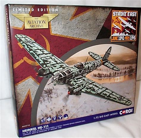 Buy Corgi Aviation Archive Heinkel He III H-6 W.Nr.4500 Erich Horn ...