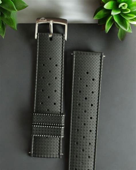 FKM Tropic Black Rubber Quick Release Strap by Coromandel Watch Co ...