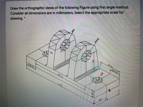Image result for Orthographic View Drawing First Angle Method