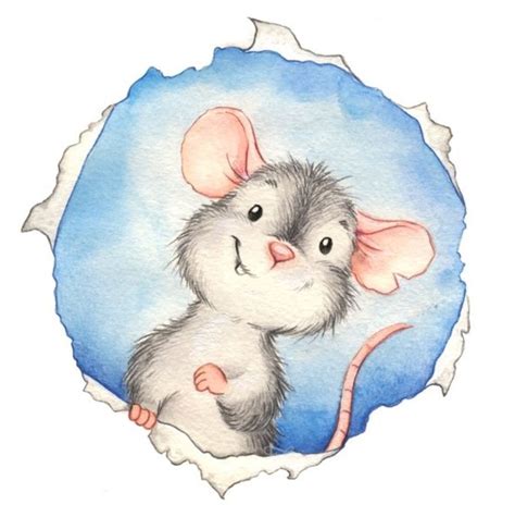 cute mouse illustration