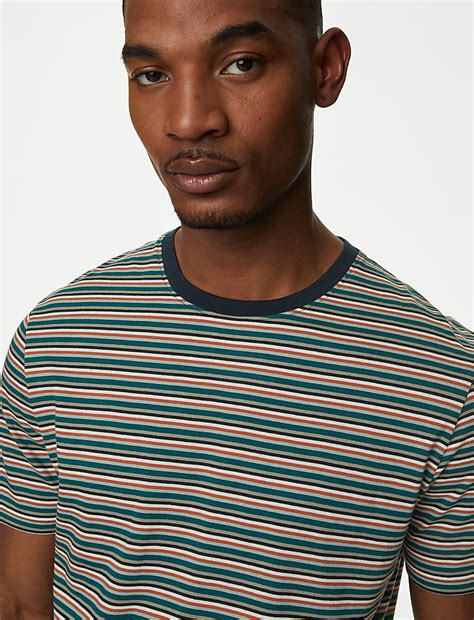 Buy Pure Cotton Striped Pyjama Set at Marks & Spencer