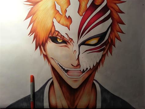 Bleach Anime Ichigo Hollow Mask Wallpaper