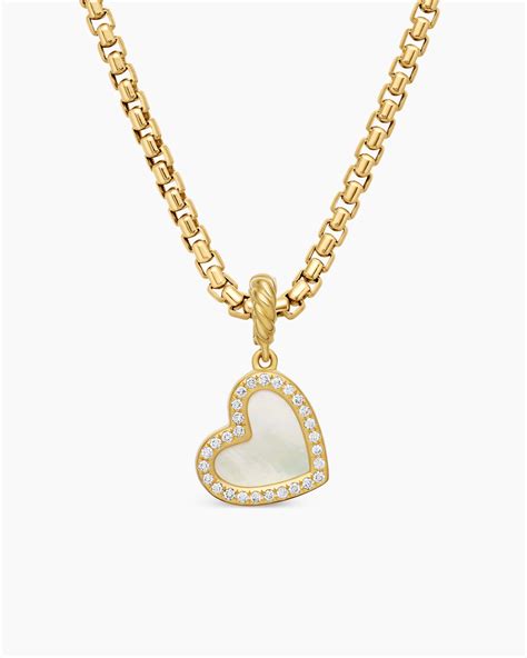 Yellow Gold Heart Necklace