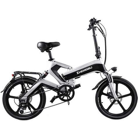 Buy Zhengbu Folding Electric Bike Electric Commuter Bicycles 20 Inch ...