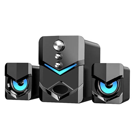 D-222 Computer Speaker with Subwoofer USB-Powered 2.1 Stereo Multimedia ...