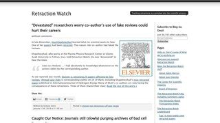 Image result for Retraction Watch
