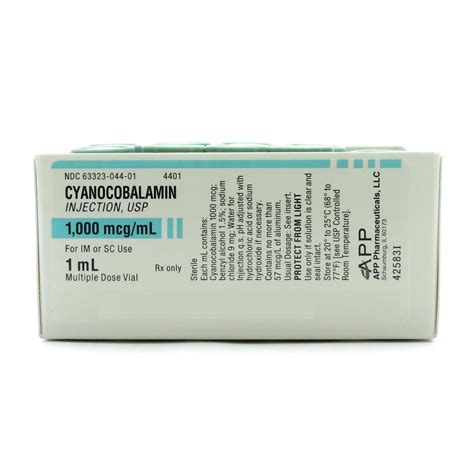 Cyanocobalamin (Vitamin B12) Injection 1000 mcg/mL, Multiple Dose Vial 1 mL, 25/Tray | McGuff
