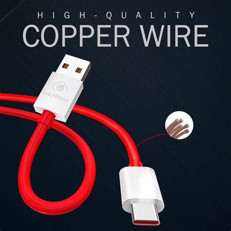 65W SuperVOOC Type-C Cable | Fast Charging Cable - Mak Power India