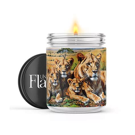Lion Pride 16-oz Candle Jar - Mahogany Teakwood