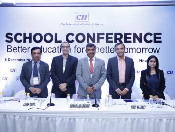 BMU's Dean SOET, Dr M.B. Srinivas at the CII School Conference